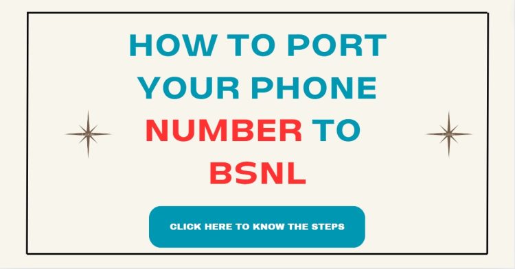 Port To BSNL